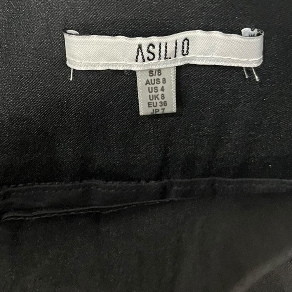 ASILIO “On The Run” Black Pants | Size US 4 - Picture 5 of 5